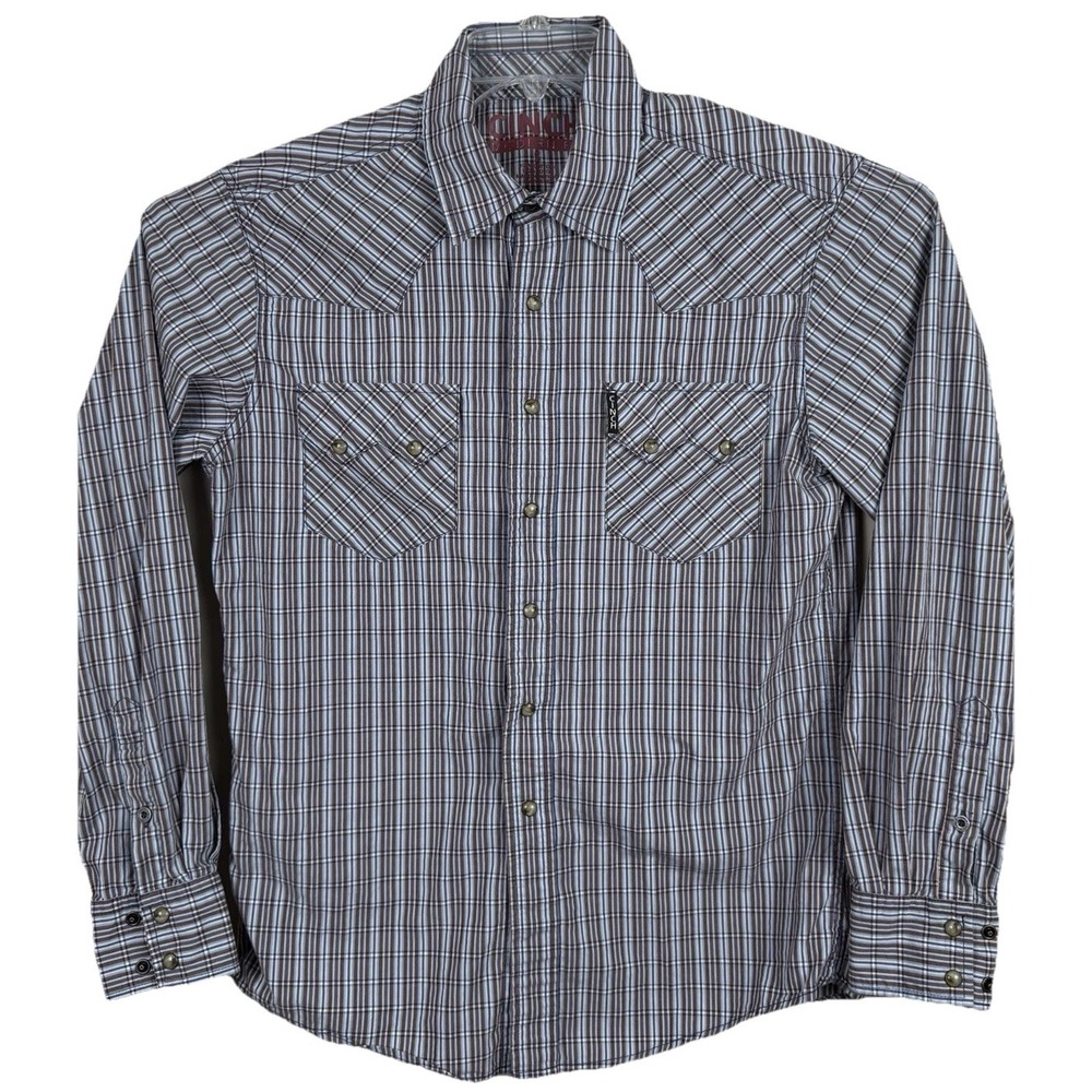 Cinch Shirt Mens‎ Pearl Snap Small Multicolor Modern Southwestern Cowboy Rodeo